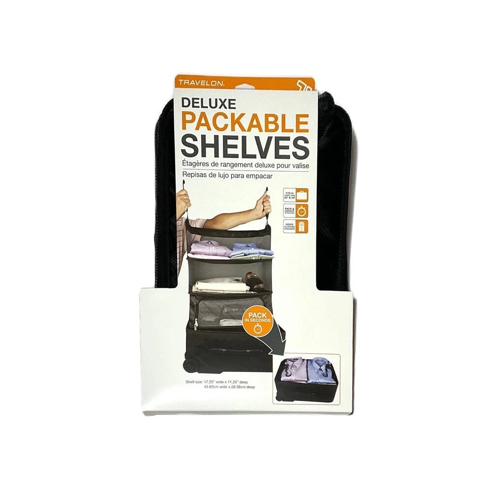 Travel on-Deluxe Packable Shelves